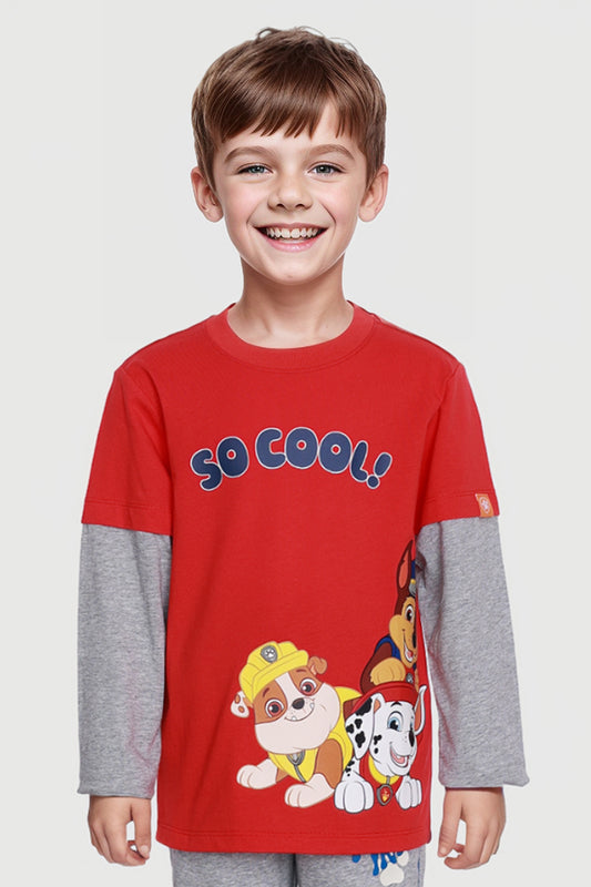 Polera Paw Patrol Roja