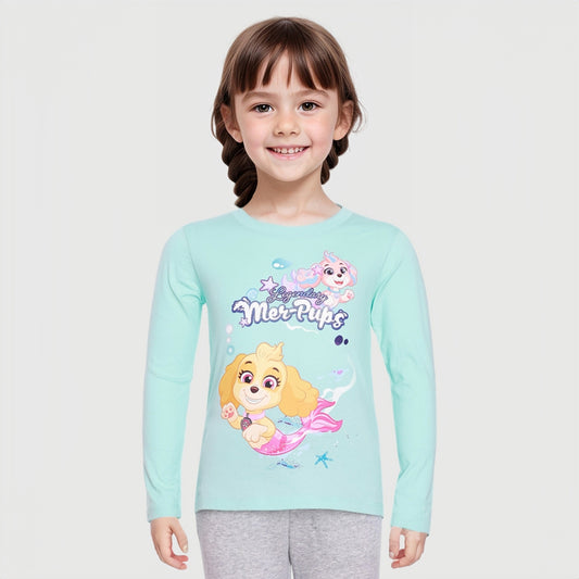 Polera Paw Patrol Celeste