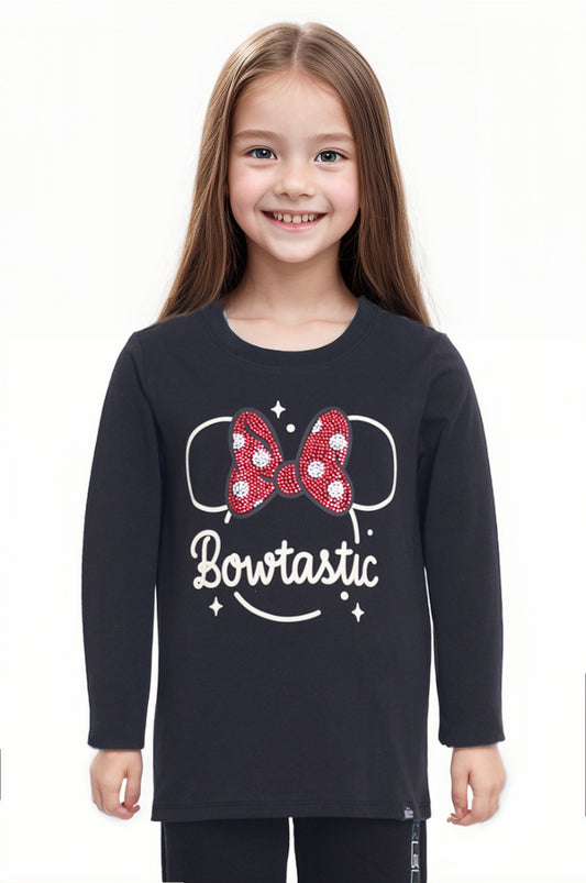 Polera Minnie Mouse Negro