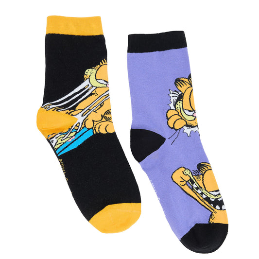 Calcetín Garfield Morado