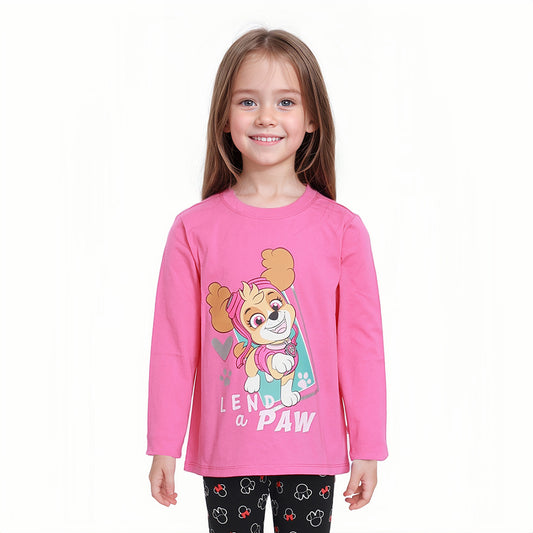 Polera Paw Patrol Skye Fucsia