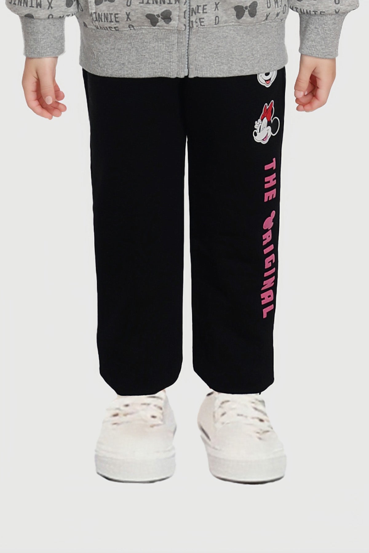 Pantalón Buzo Mickey y Minnie Negro