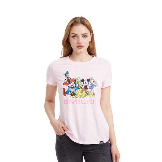 Polera Mickey Disney Rosado Claro I