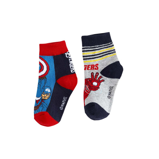 Calcetín Avengers Capitan America & Iron Man Azul