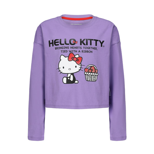 Polera Niña Hello Kitty Lila