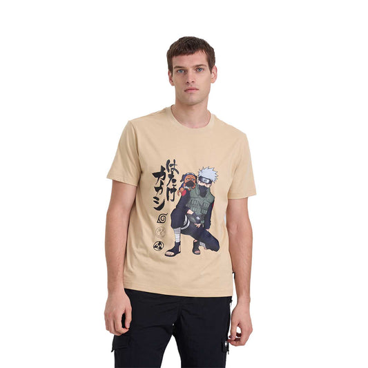 Polera Naruto Kakashi Hatake Beige