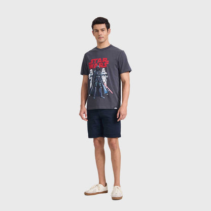 Polera Darth Vader Gris Marengo