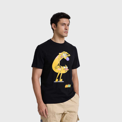 Polera Catdog Negro