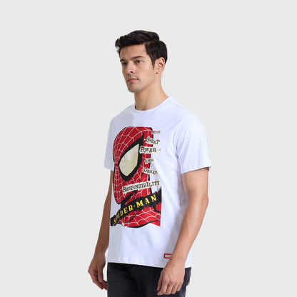 Polera Spider Man Blanco