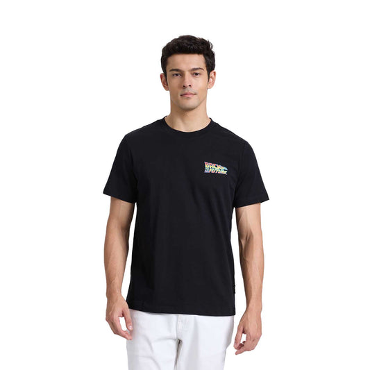 Polera Back to the futuro Negro
