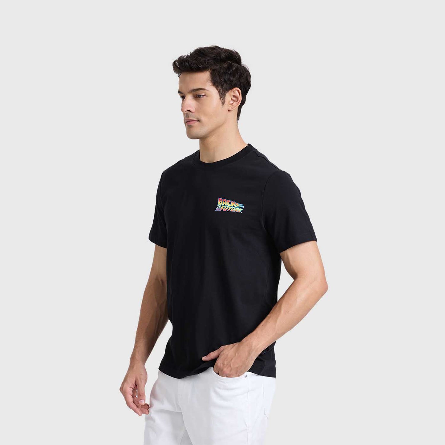 Polera Back to the futuro Negro