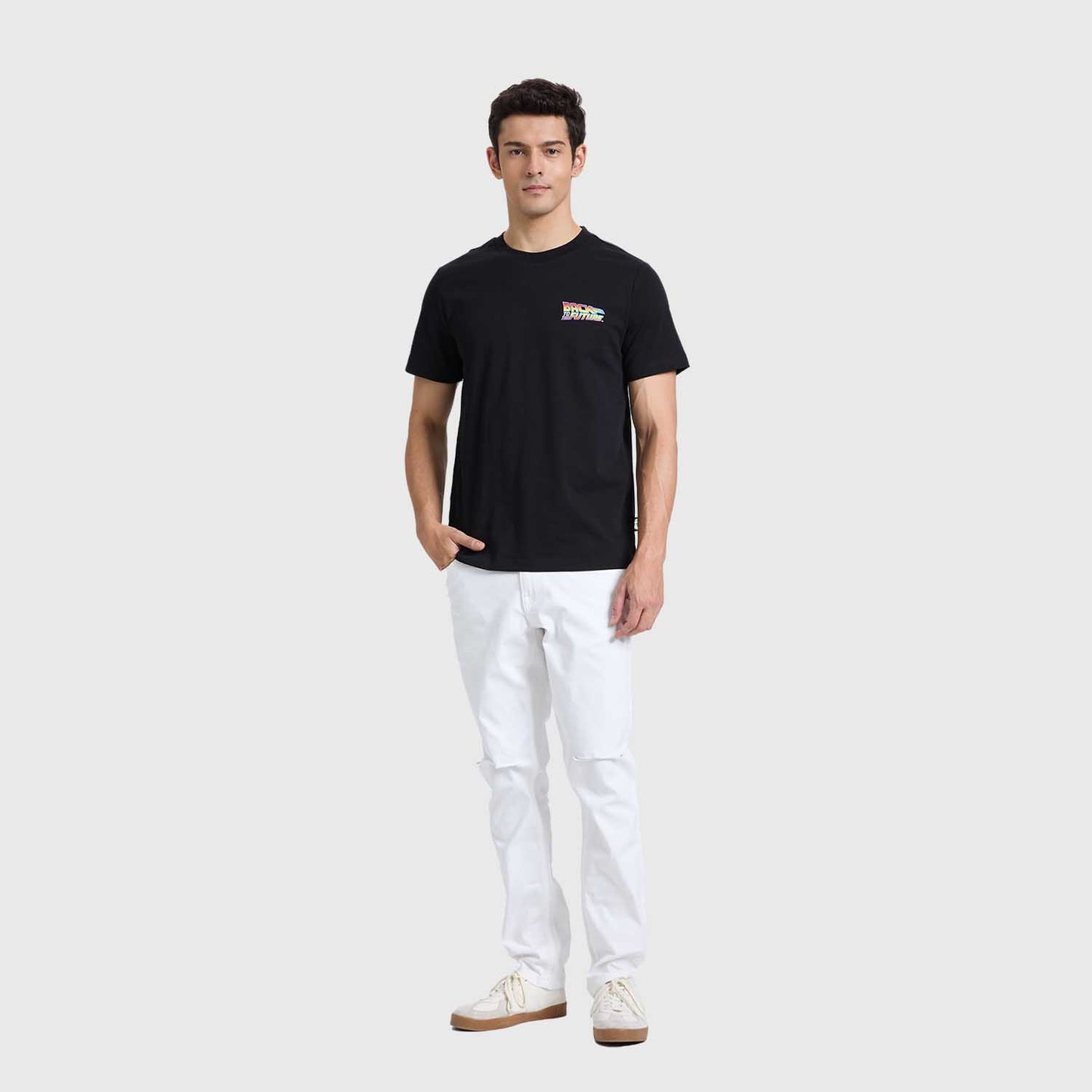 Polera Back to the futuro Negro