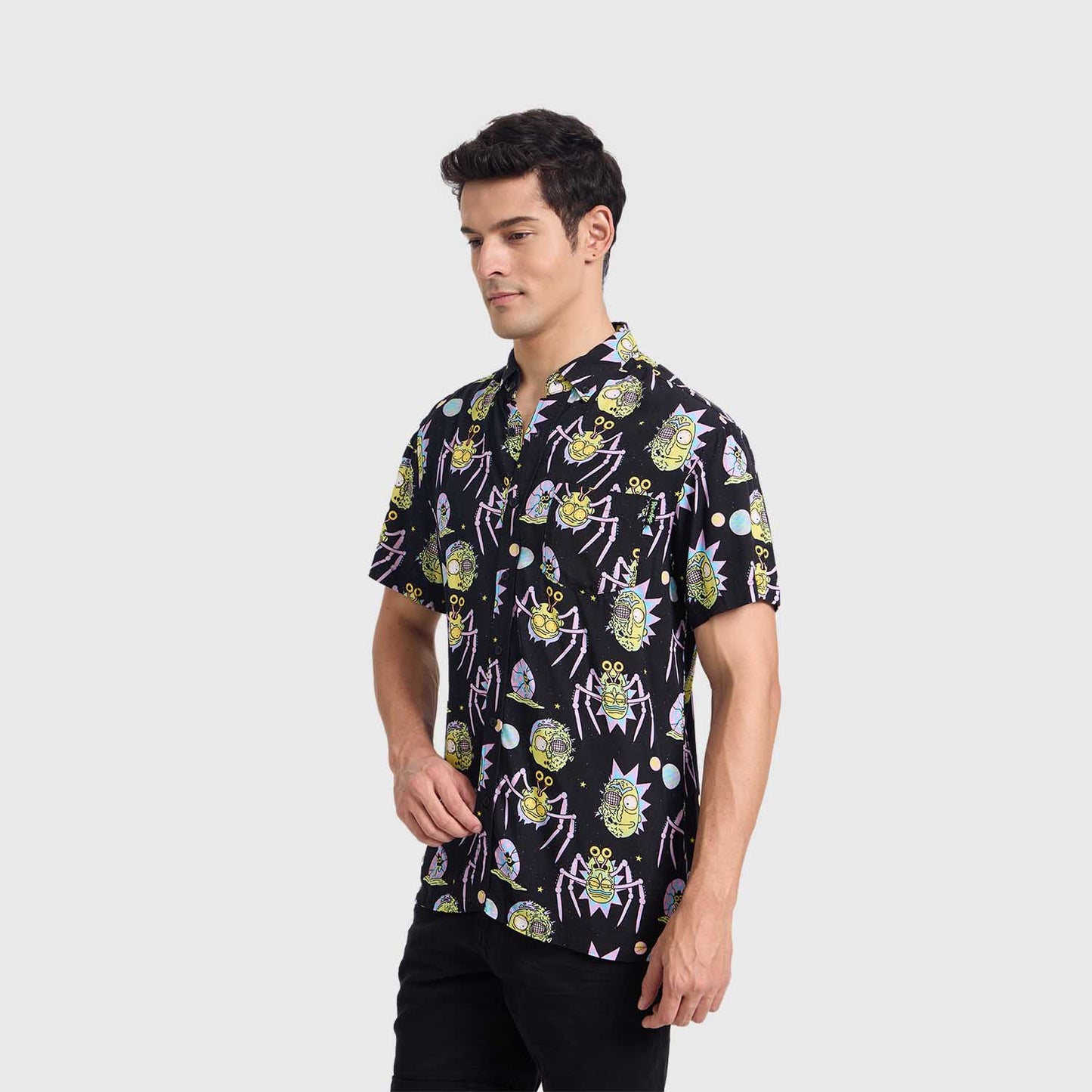 Camisa Rick & Morty Negro