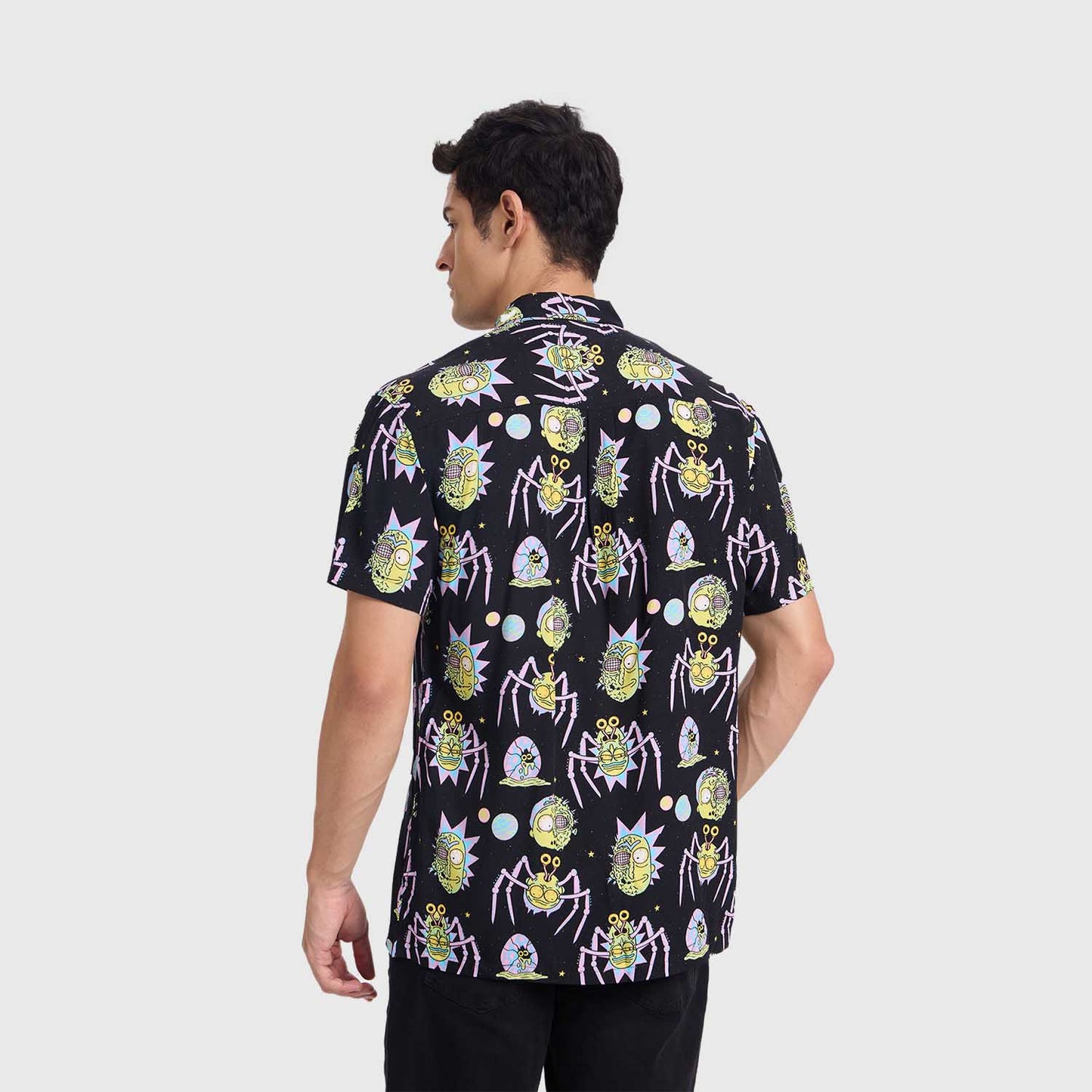 Camisa Rick & Morty Negro