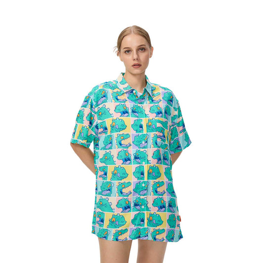 Camisa Rugrats Reptar Verde