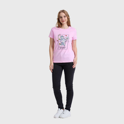 Polera Tom & Jerry Rosado