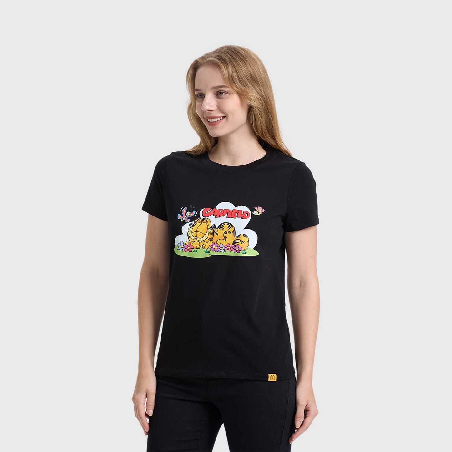 Polera Garfield Negro