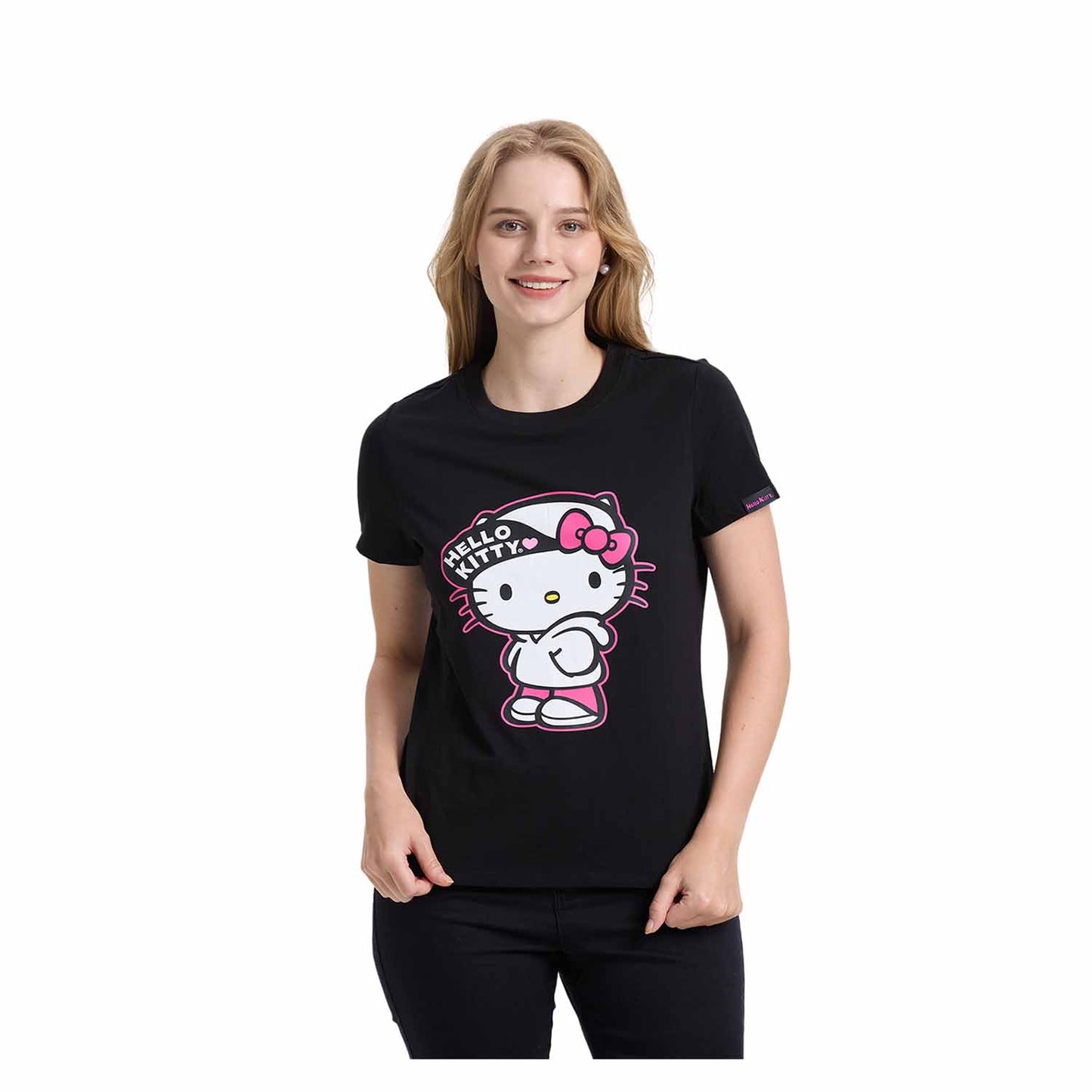 Polera Hello Kitty Negro