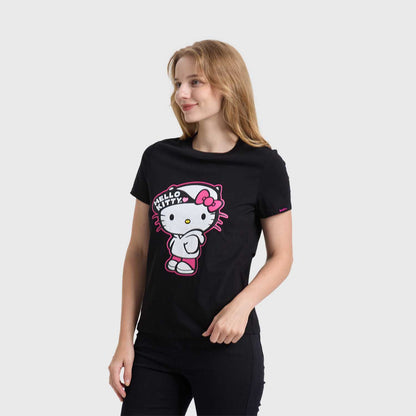 Polera Hello Kitty Negro