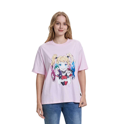 Polera Harley Quinn Rosada