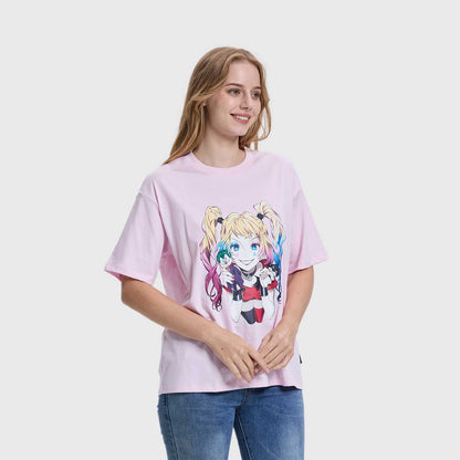 Polera Harley Quinn Rosada