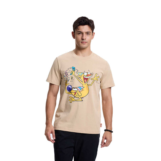 Polera Catdog Beige