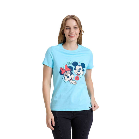 Polera Mickey Y Sus Amigos Celeste