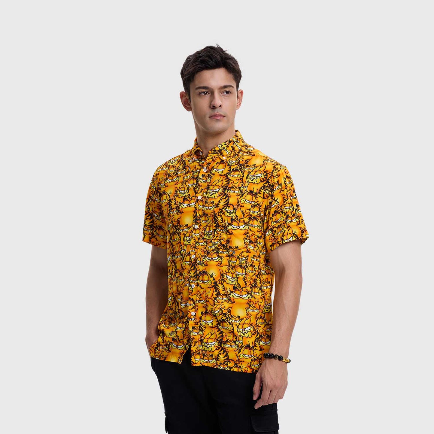 Camisa Garfield Naranja