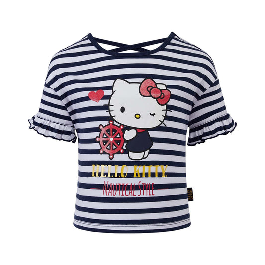 Polera Hello Kitty Blanco / Negro