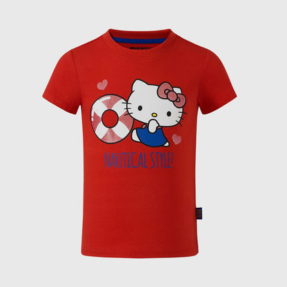 Polera Niña Bipack Hello Kitty Rojo / Blanca