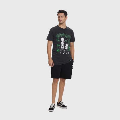 Polera Hombre Rick & Morty Negro I