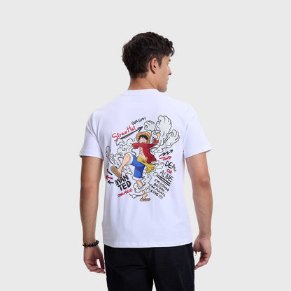 Polera Hombre One Piece Blanco I