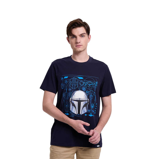 Polera Hombre Mandalorian Azul