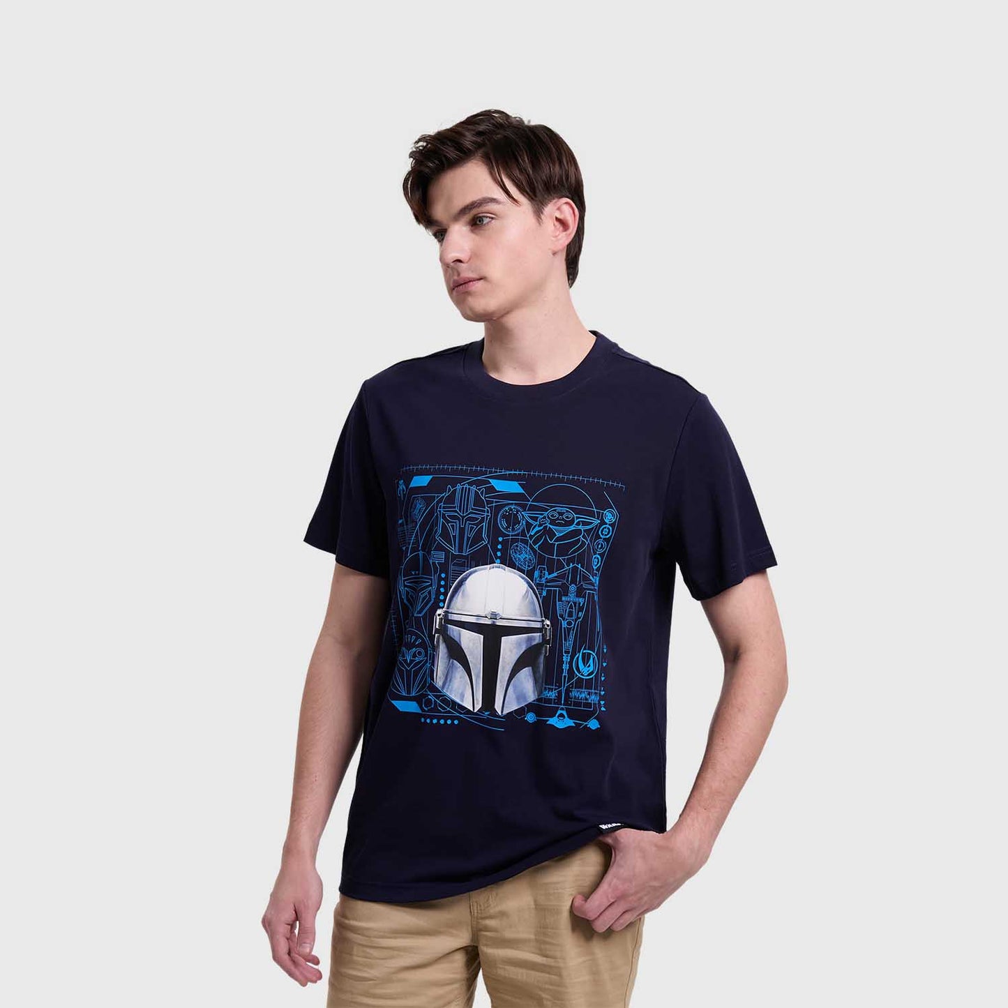 Polera Hombre Mandalorian Azul