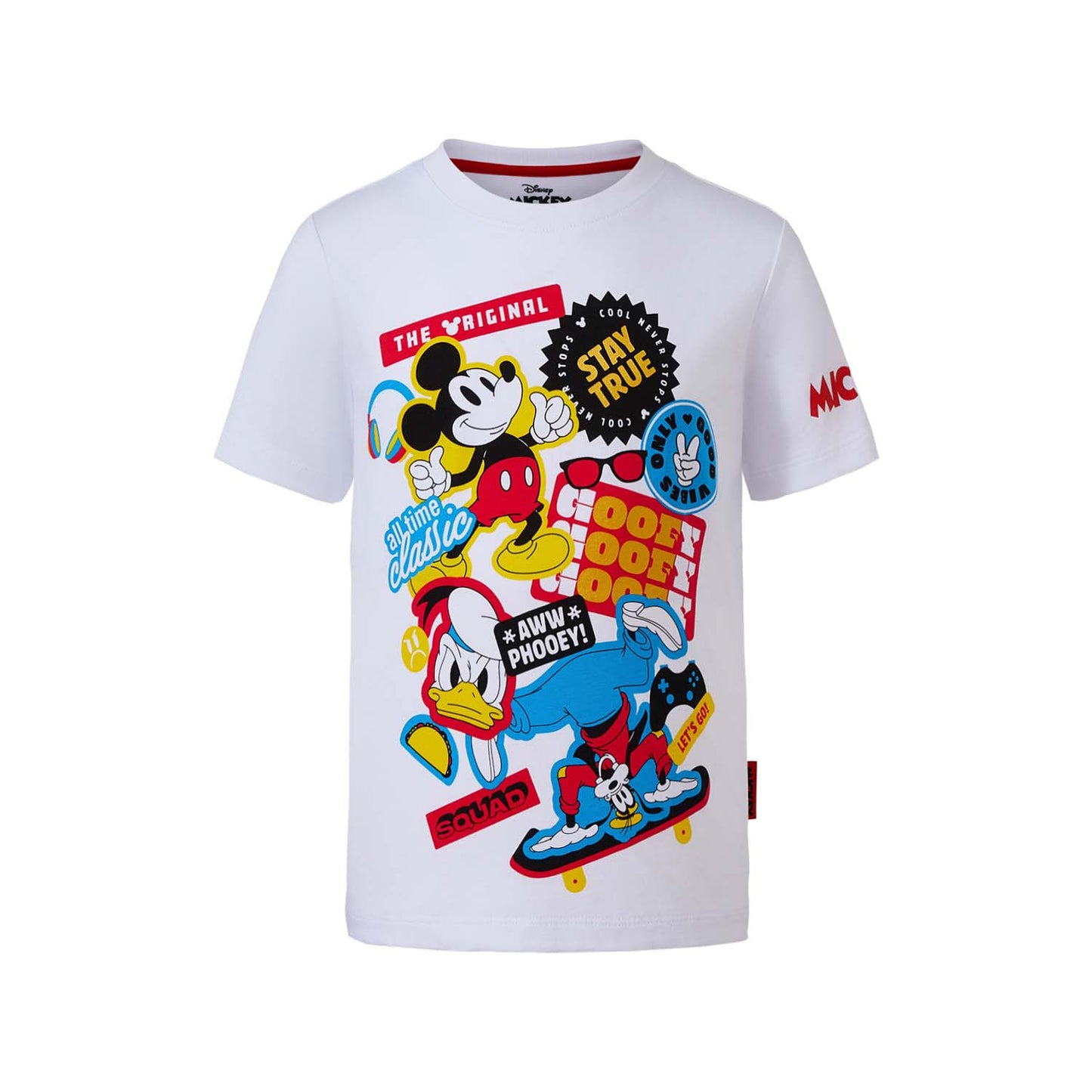 Polera Mickey Y Sus Amigos Blanco