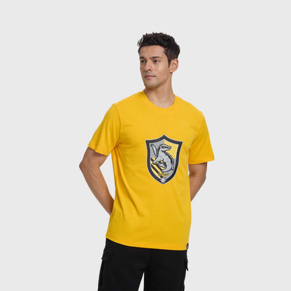 Polera Hombre Harry Potter Hufflepuff Amarillo