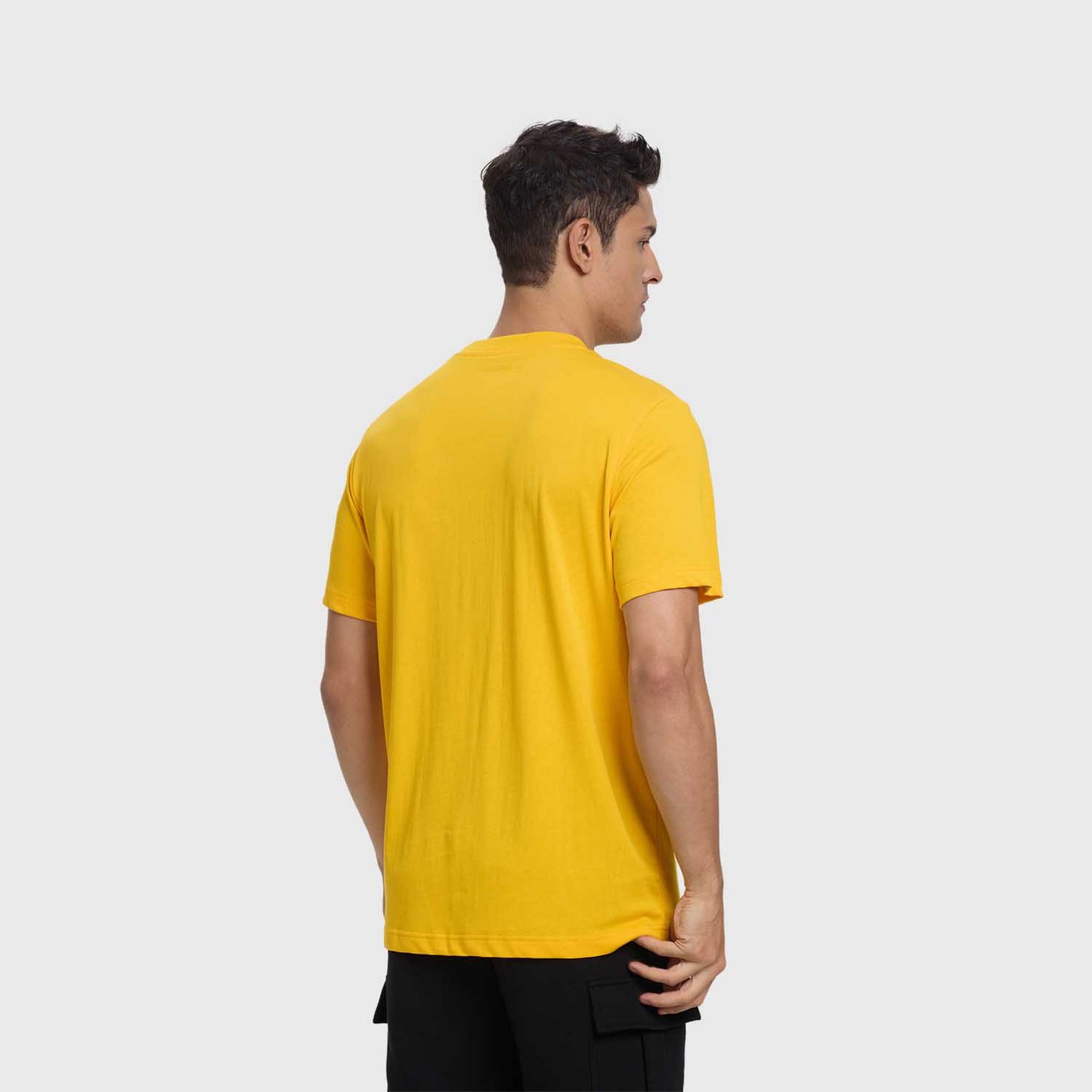 Polera Hombre Harry Potter Hufflepuff Amarillo