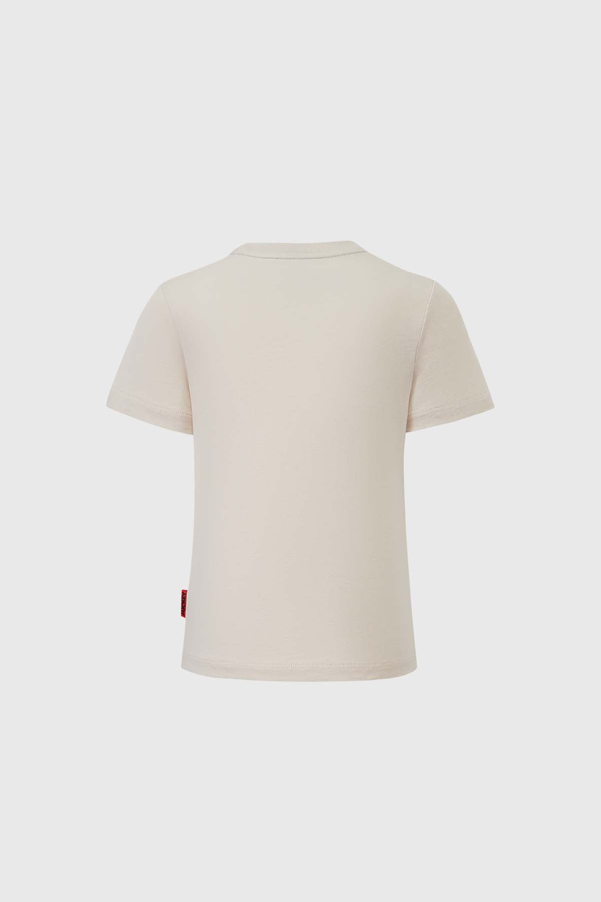 Polera Mickey y Pluto Beige