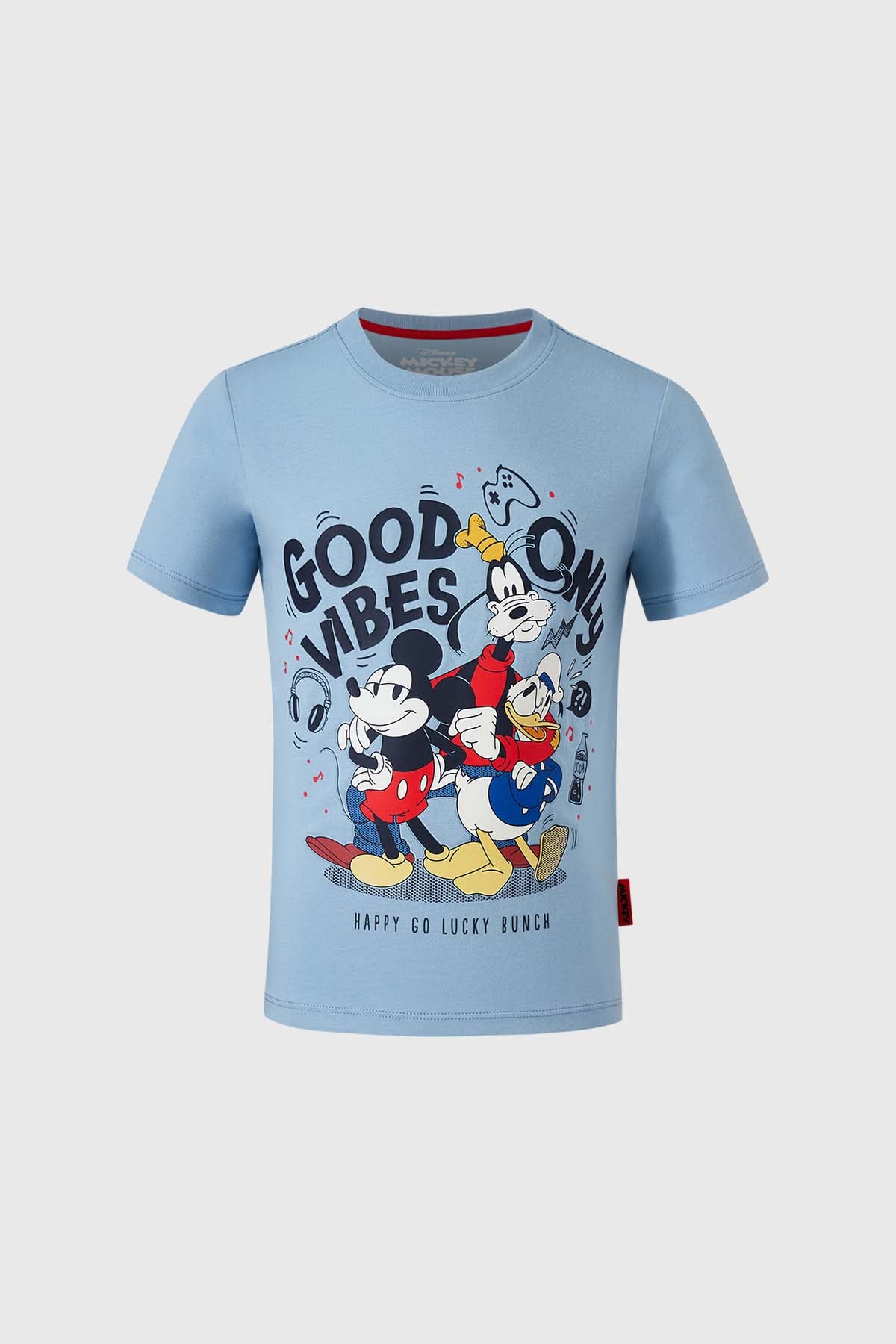 Polera Bipack Mickey Y Sus Amigos Azul/Celeste