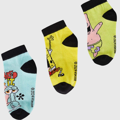 Calceta Deportiva Bob Esponja Amarillo