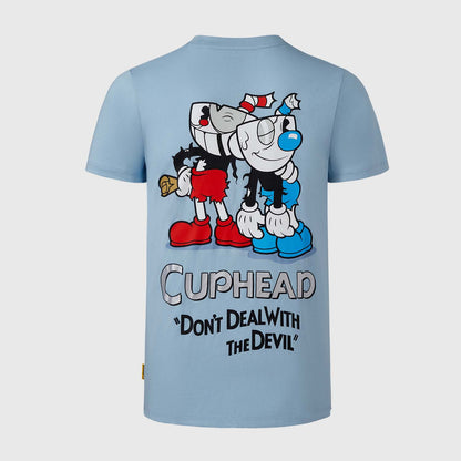 Polera Niño Cuphead Celeste