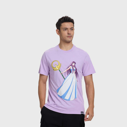 Polera Hombre Caballeros Del Zodiaco Lila