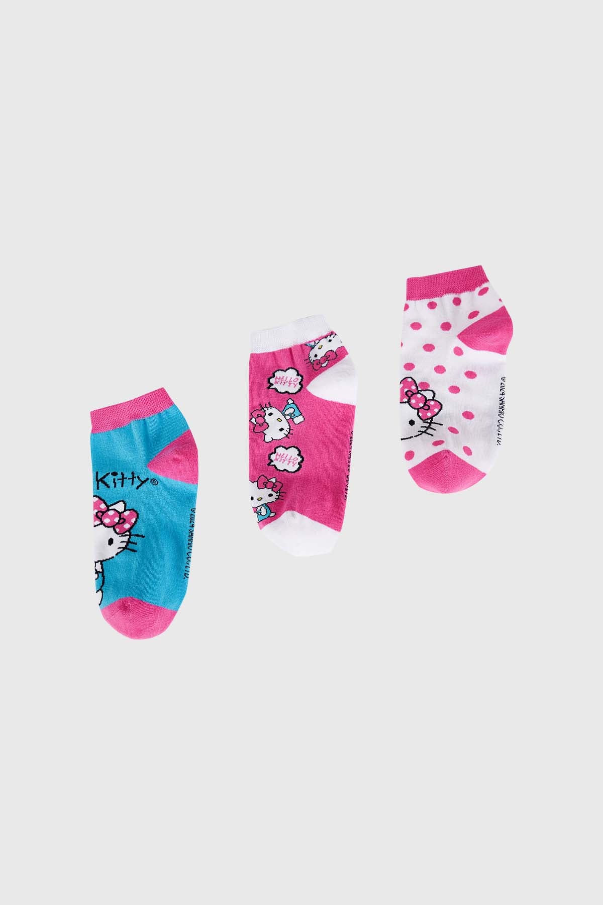 Calceta Tripack Hello Kitty