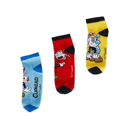 Calceta Deportiva Niña Cuphead Rojo