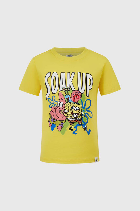 Polera Niño Bob Esponja Amarillo