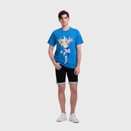 Polera Caballeros Del Zodiaco Azul