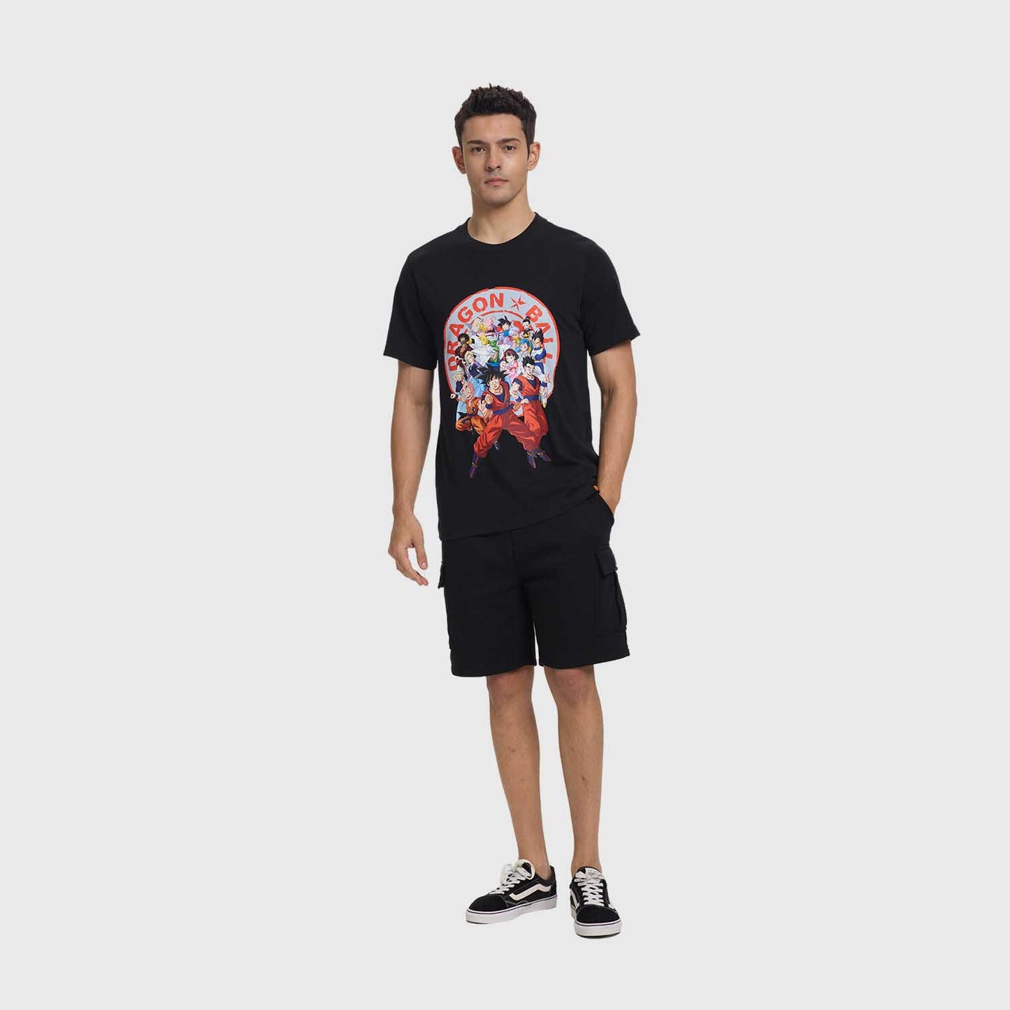 Polera Hombre Dragon Ball Negro Ii