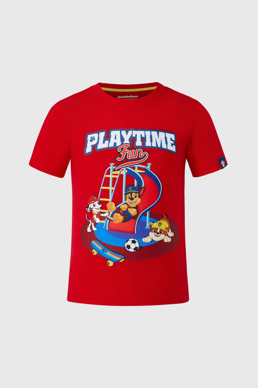Polera Niño Paw Patrol Rojo III