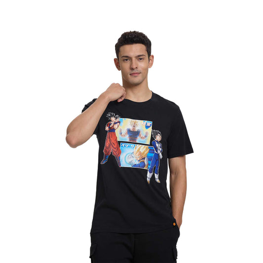 Polera Hombre Dragon Ball Negro Iv