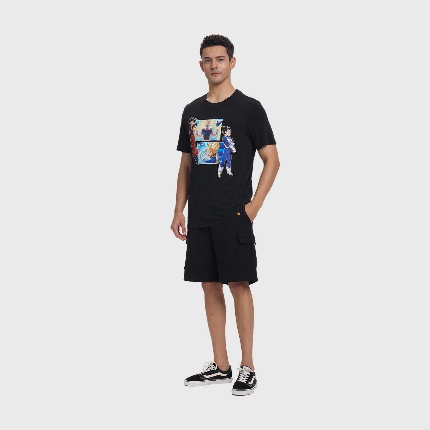 Polera Hombre Dragon Ball Negro Iv